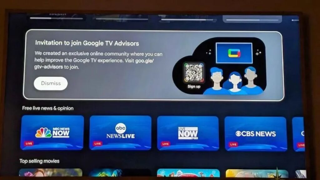google tv advisors