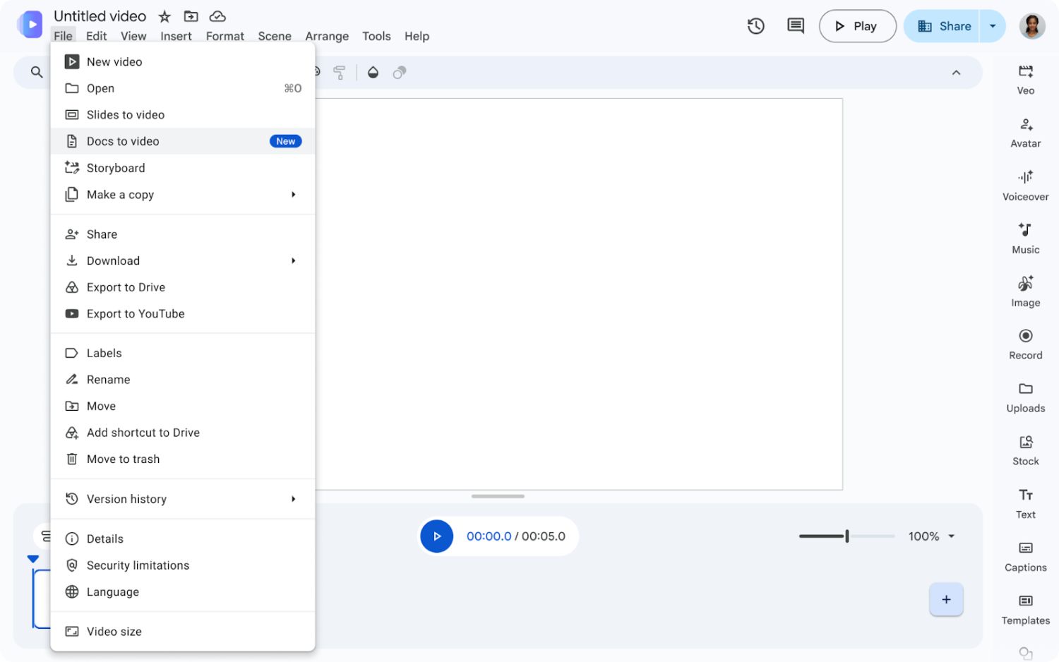 google vids docs 1
