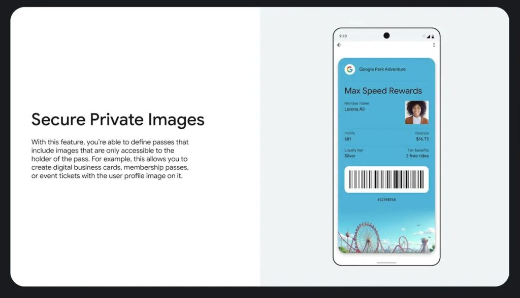 google wallet karte mit passfoto