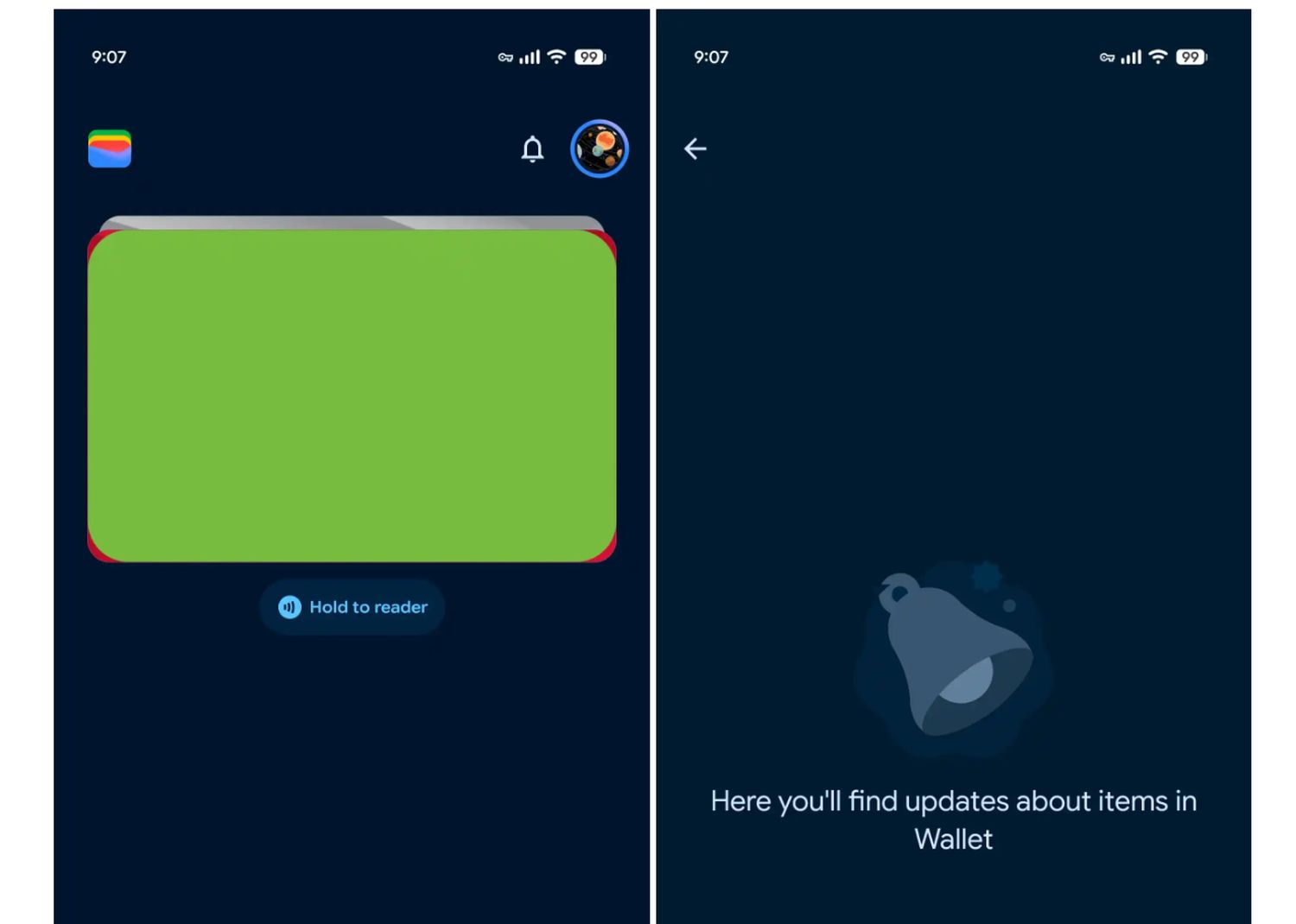 google wallet messages