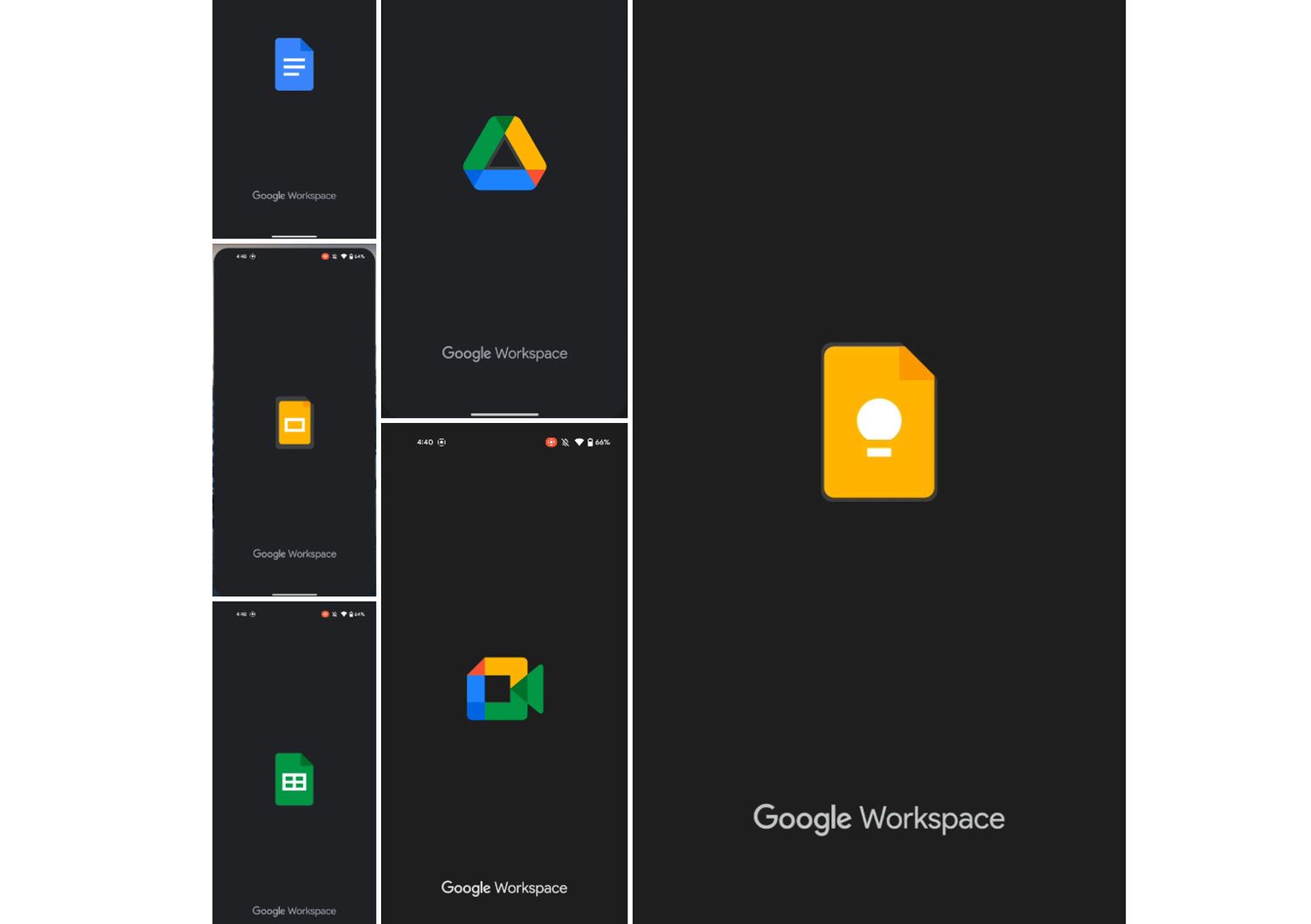 google workspace splashscreens