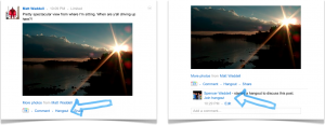 hangouts in posts