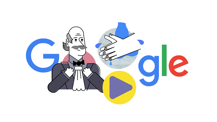ignaz semmelweis hände waschen google doodle