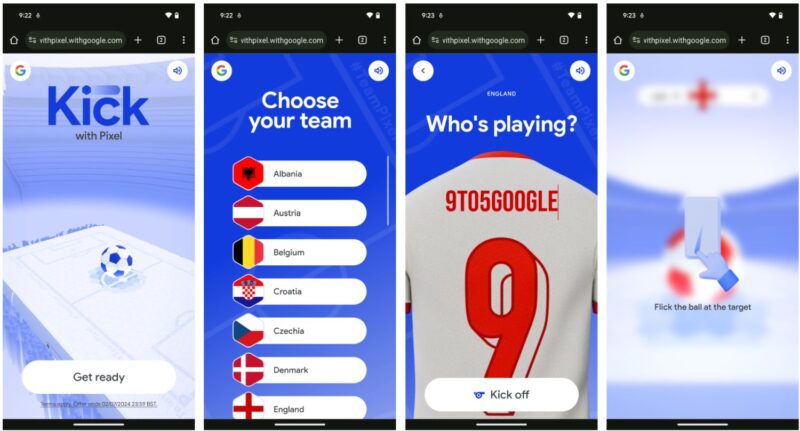 Kick with Pixel: Google startet neues Browserspiel zur Fußball ...