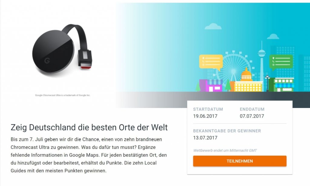 local guides wettbewerb