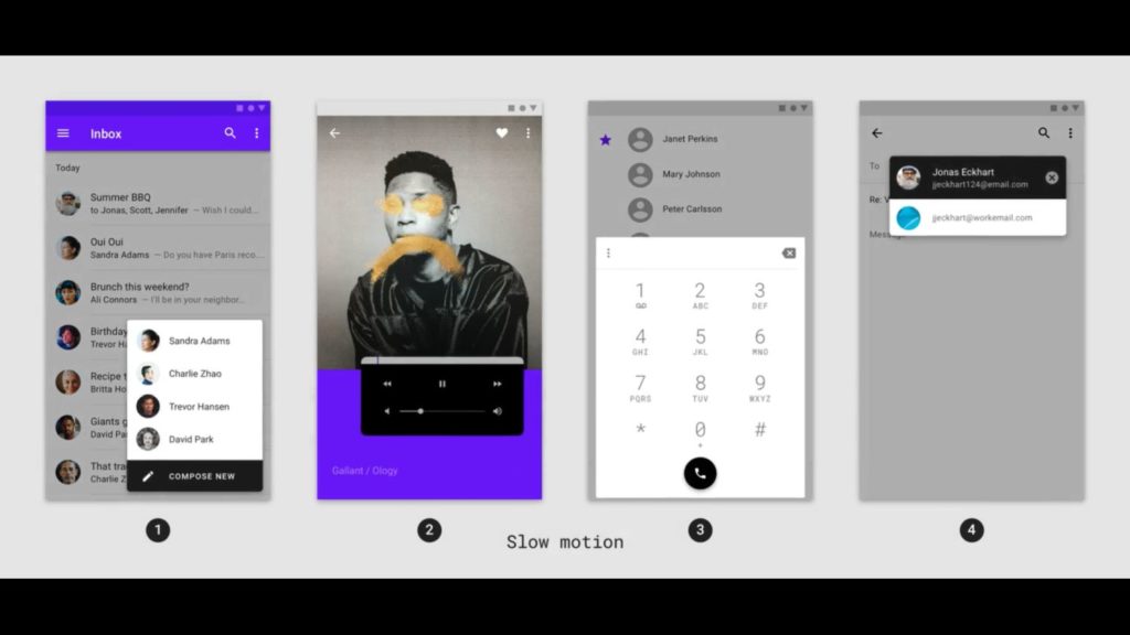 material design motion system
