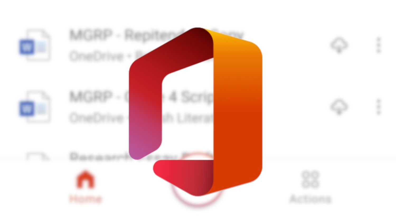 microsoft office android logo