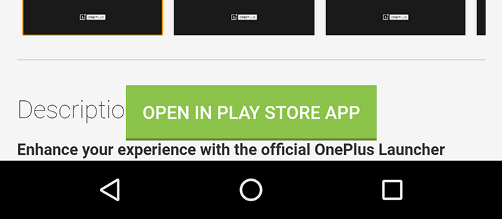 open in play store