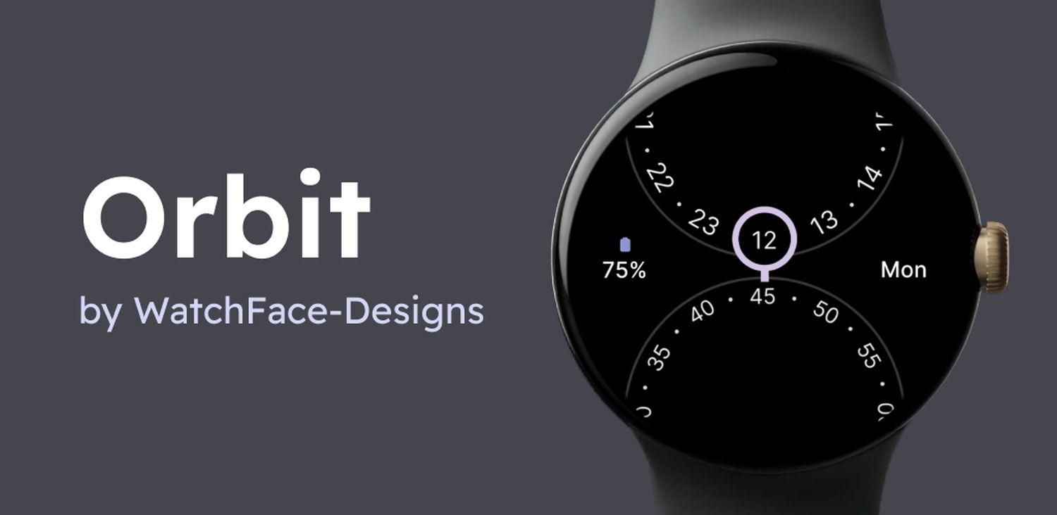 Wear OS: Ein Hingucker am Handgelenk - neues Watch Face bringt aufgeräumtes und auffälliges Orbit-Design - GoogleWatchBlog