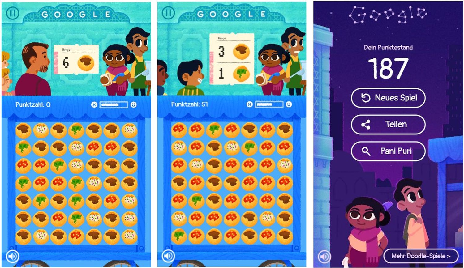 How To Play The Google Doodle Pani Puri Game