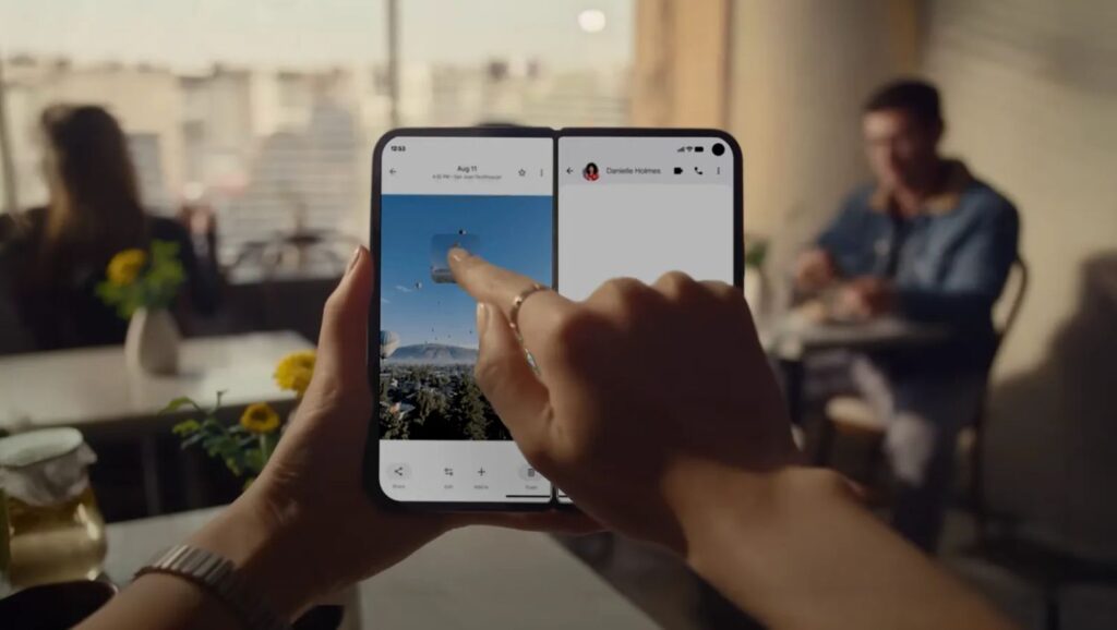 pixel 10 pro fold android drag and drop