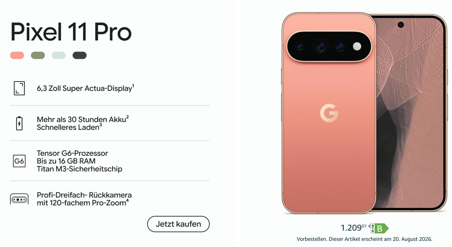 pixel 11 pro detail