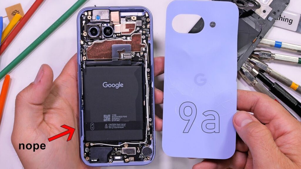 pixel 9a teardown