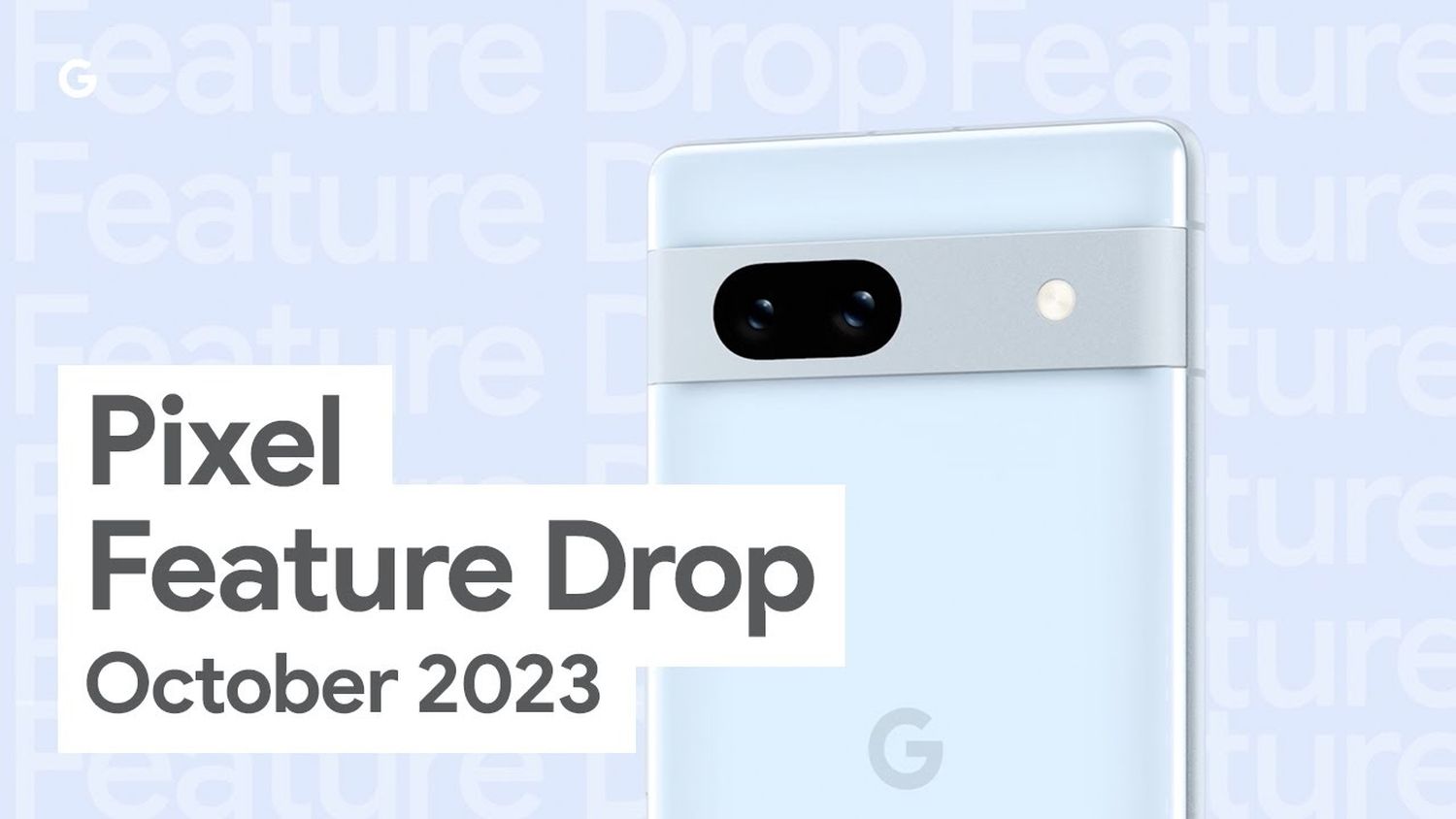 pixel feature drop oktober 2023
