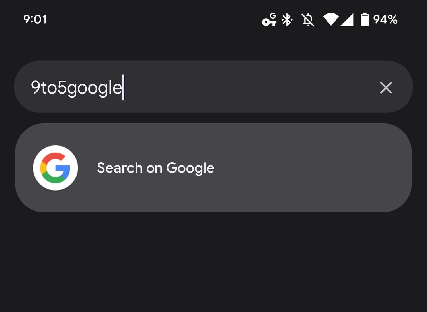pixel launcher search google