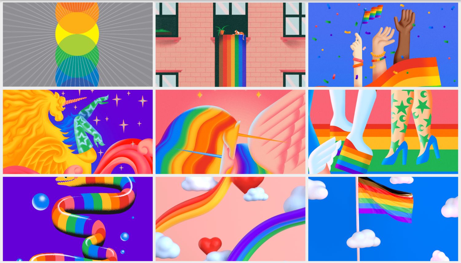 pixel wallpaper gay pride month