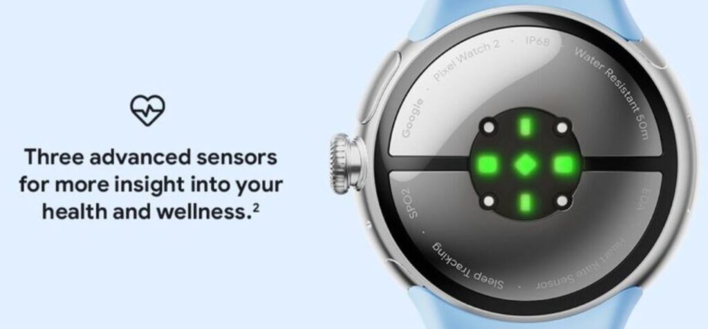 pixel watch 2 sensoren