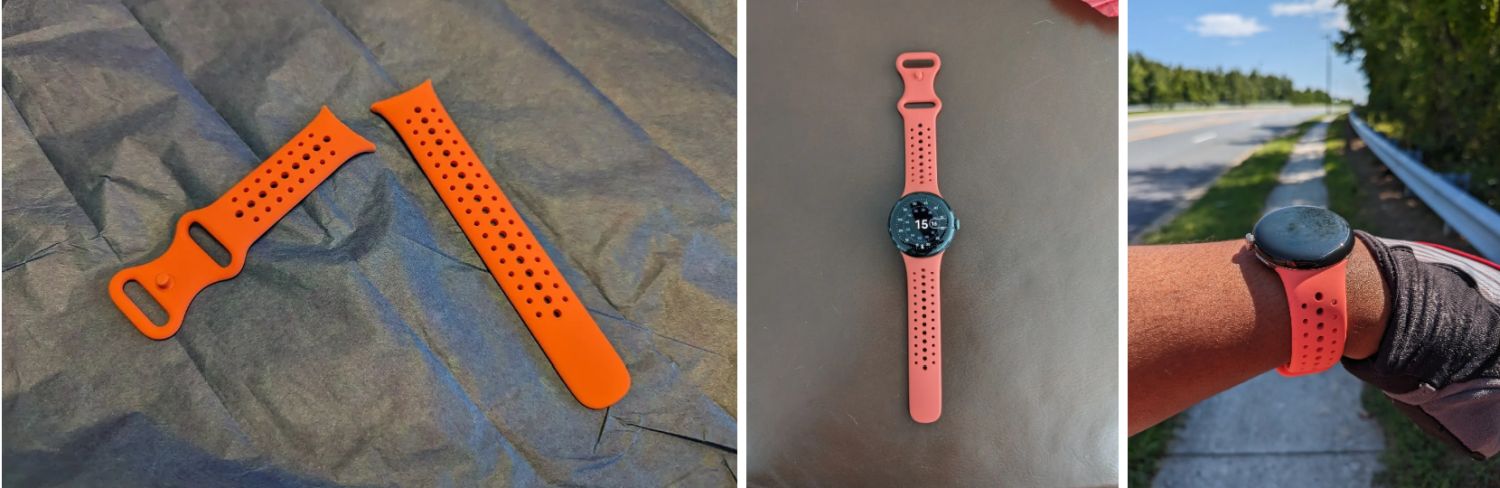 pixel watch coral active band 2