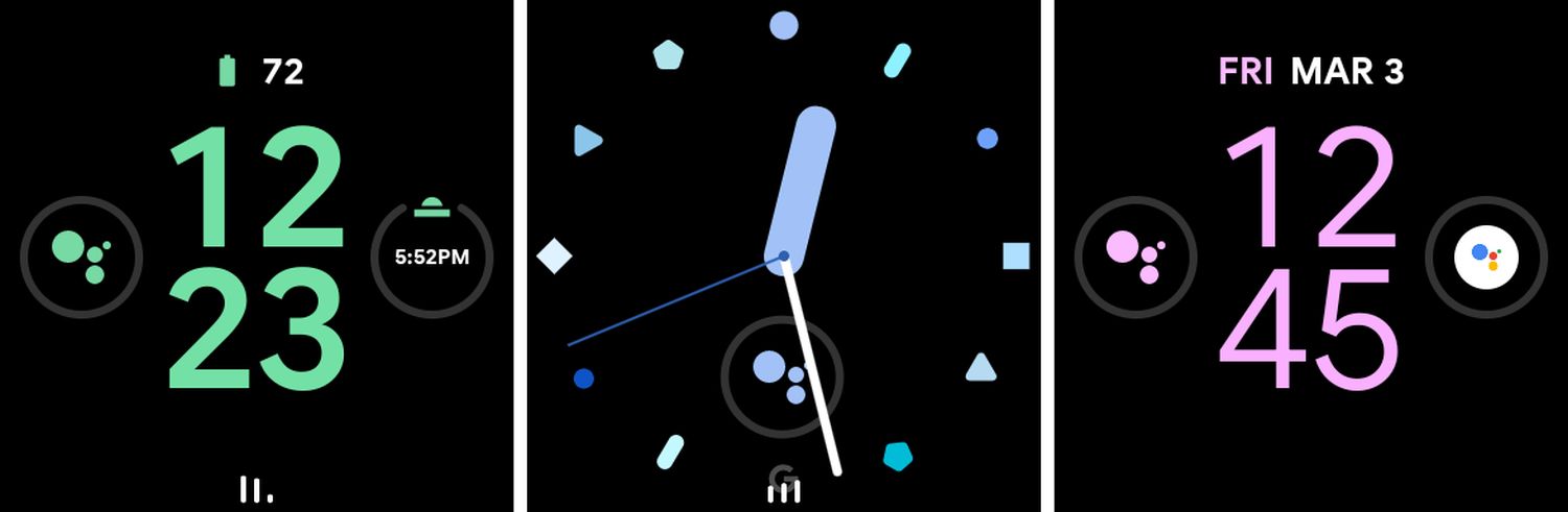 pixel watch wear os google assistant farben