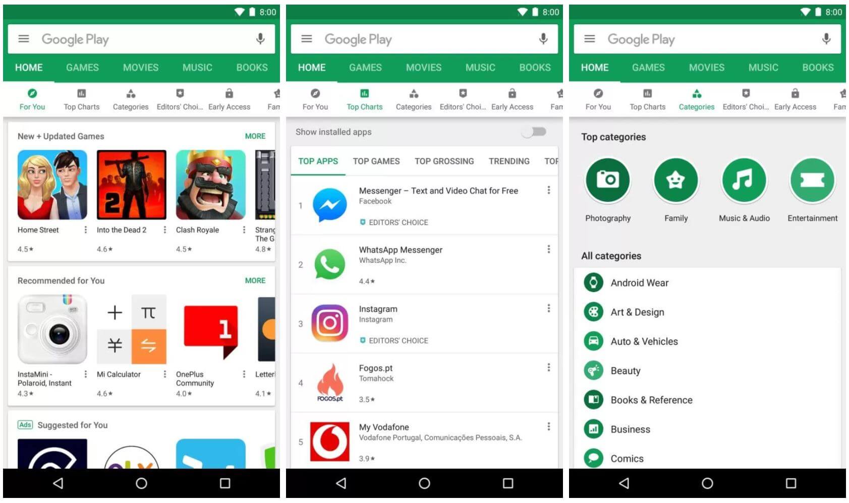 play store design
