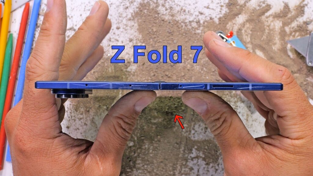 samsung galaxy z fold7 bend
