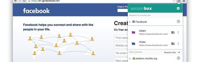 session box multiple accounts