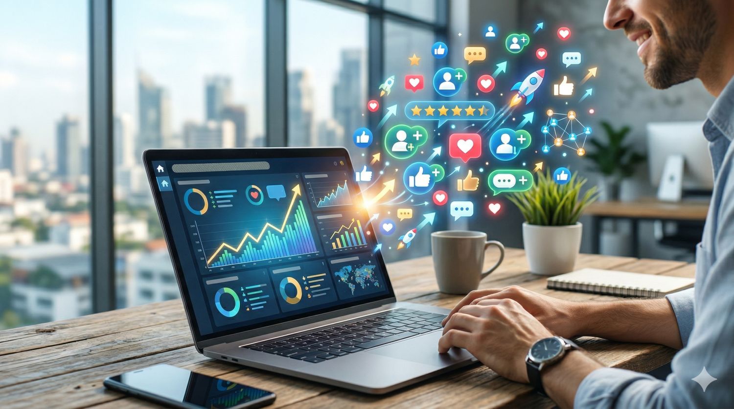 social media reichweite