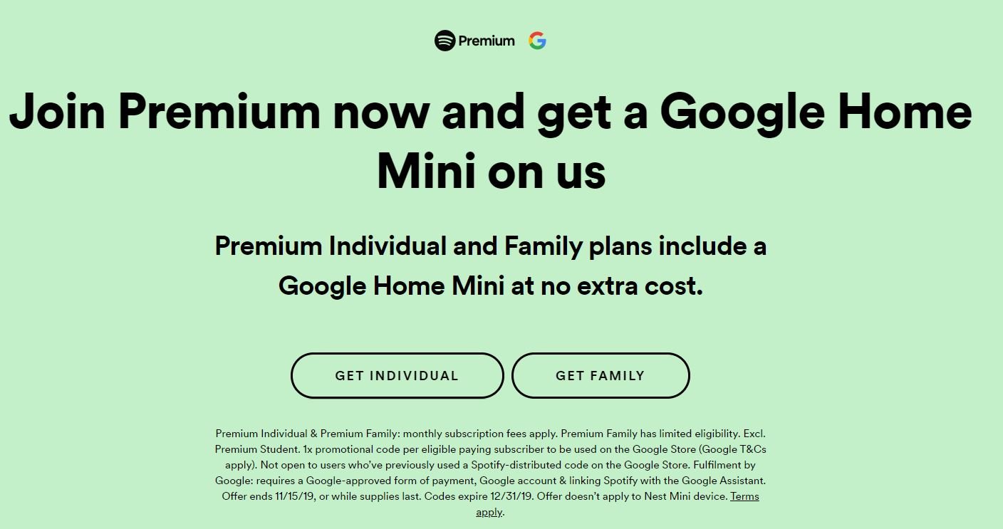 spotify google home mini