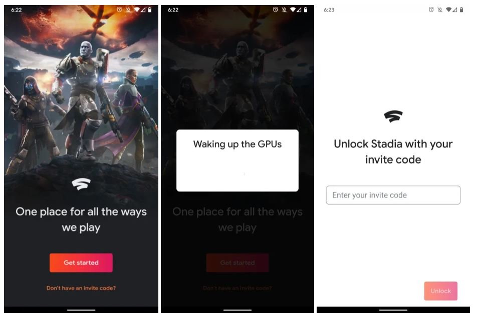 stadia android app screenshots