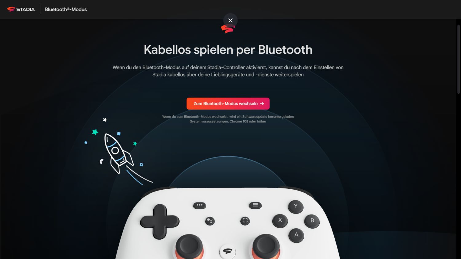 stadia controller bluetooth