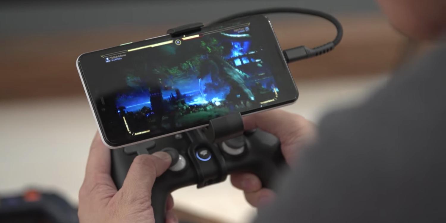 stadia controller smartphone