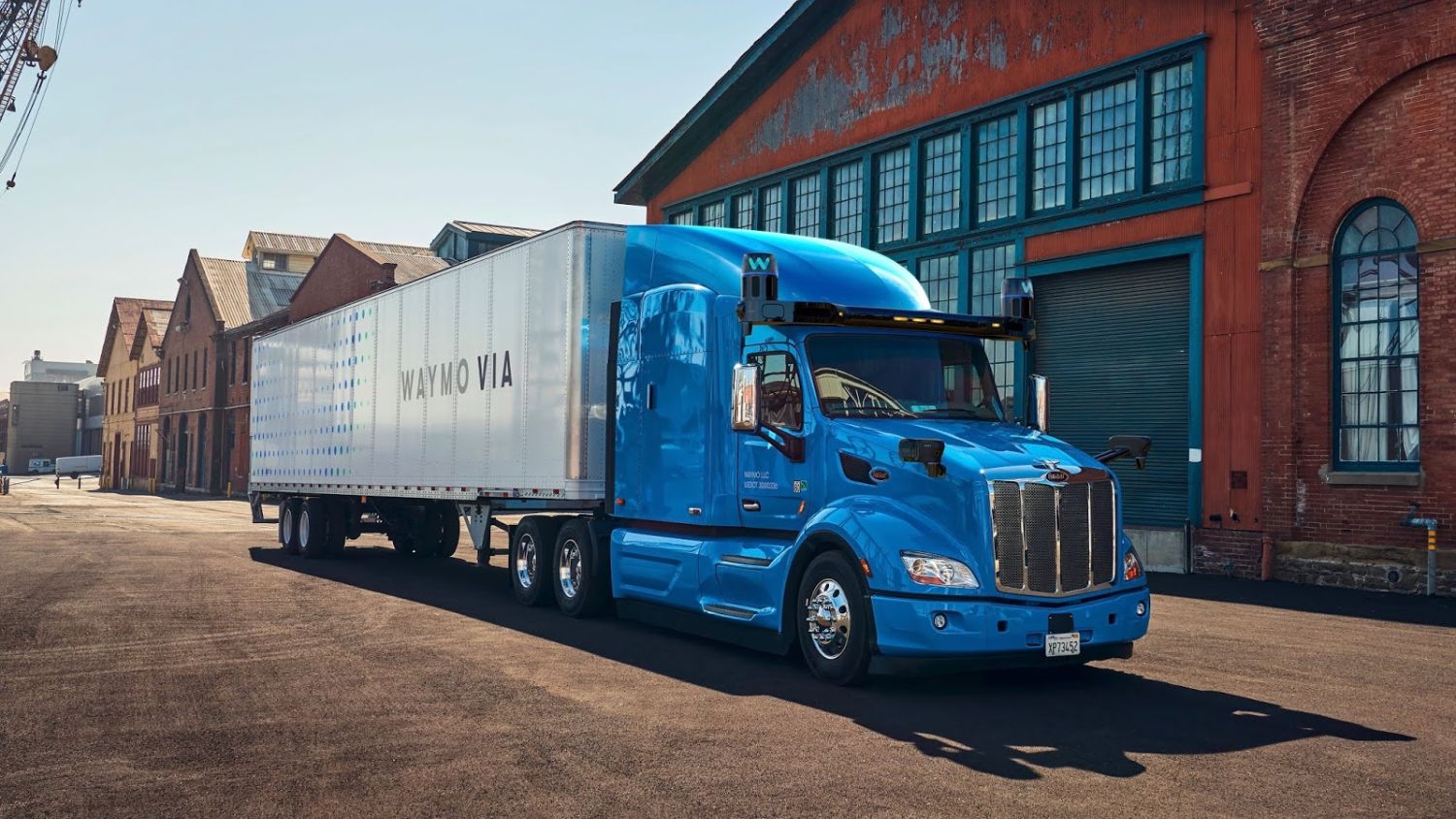 waymo via truck