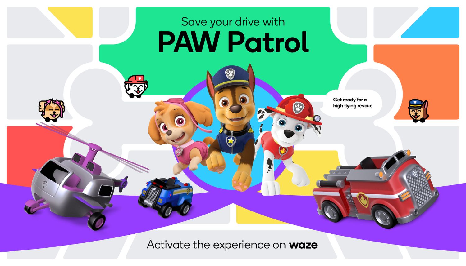 waze paw patrol