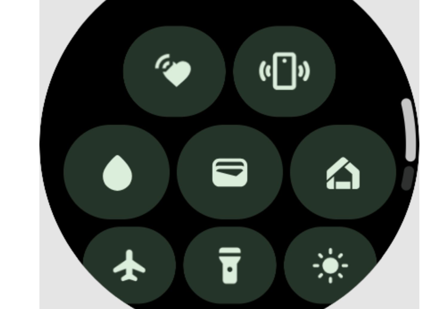 wear os 7 heart quick settings