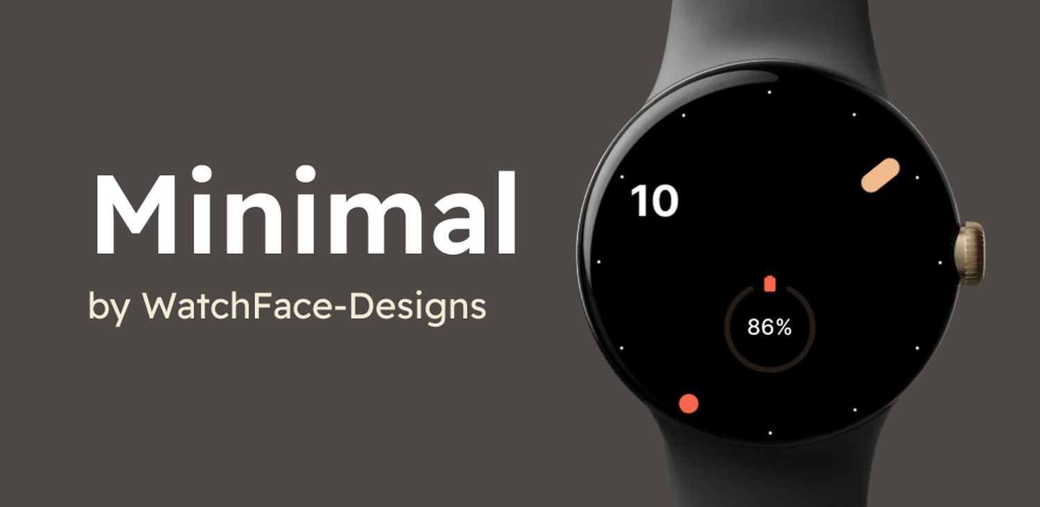 wear os watch face minimal