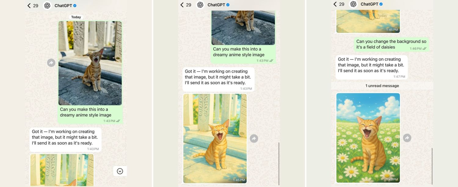 whatsapp chatgpt bilder generieren