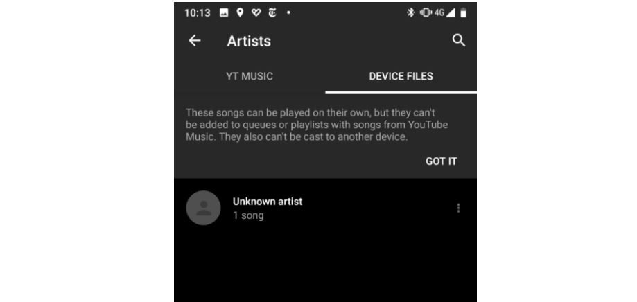 youtube music local files