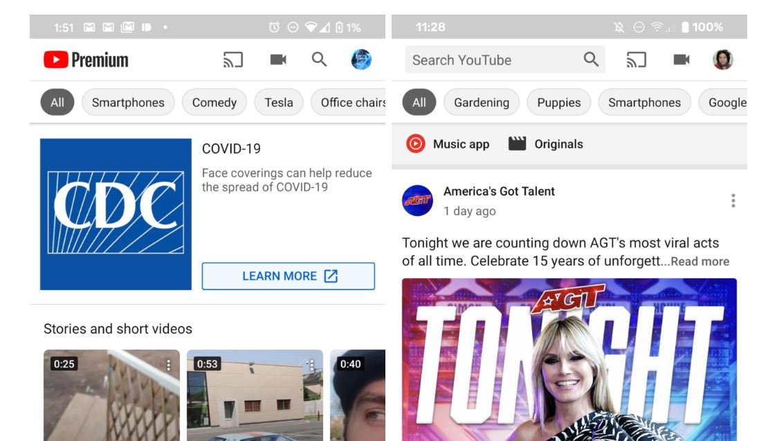 youtube new design search bar